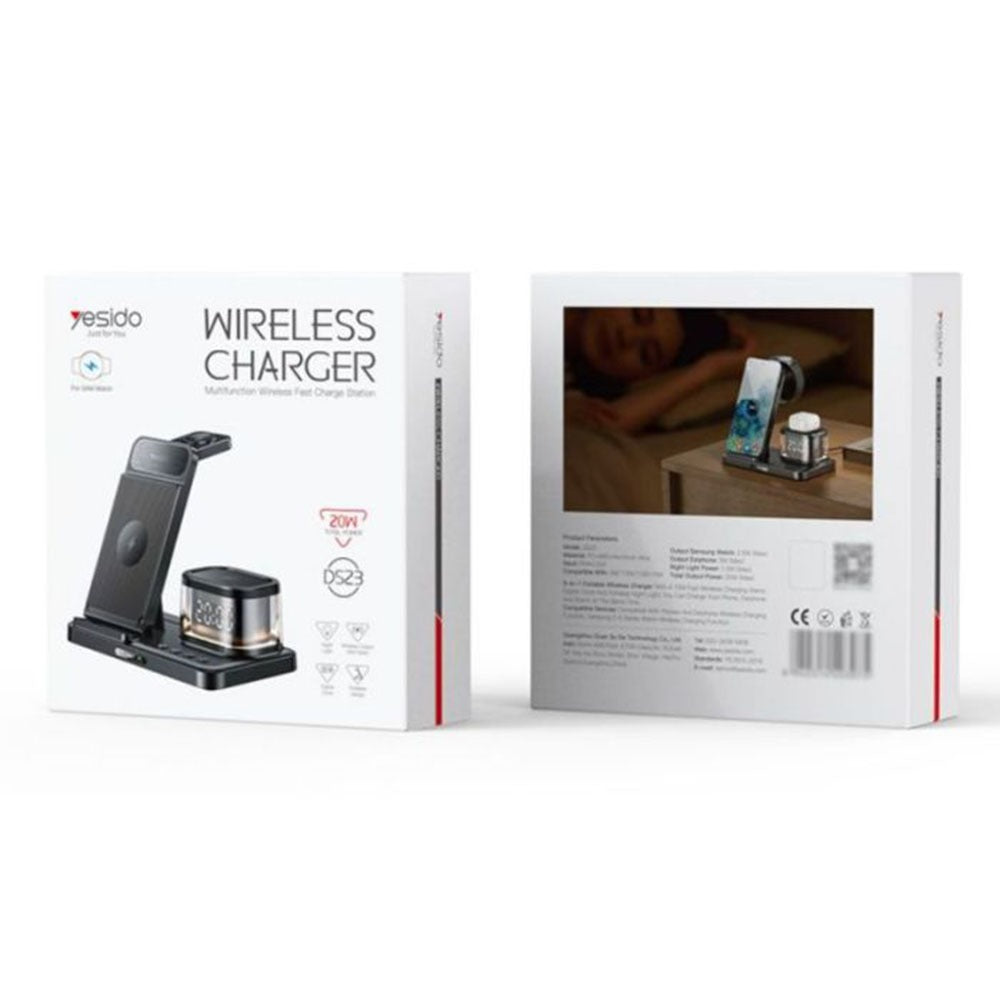 YESIDO DS23 5-in-1 Wireless Charging Station (Samsung Watch Compatible) YESIDO DS23 5-in-1 Wireless Charging Station (Samsung Watch Compatible)